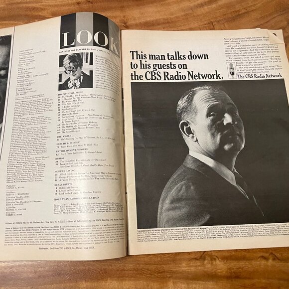 Vtg Look Magazine Lot of 2 Jan 1967 Early LGBTQ Issue 1941 Dorothy Thompson - Picture 8 of 12